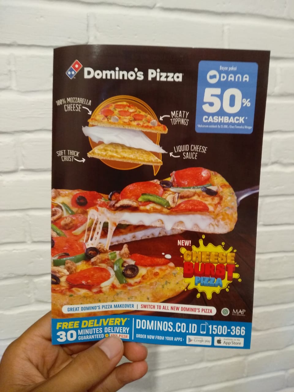 Domino's Pizza Menu Kooliner